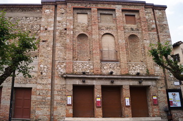 Fototapeta na wymiar Saint Augustin theater in Colle Val d'Elsa, Tuscany, Italy