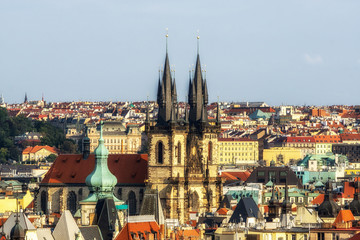 Obraz premium church of our lady before tyn