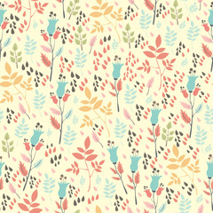 Fototapeta na wymiar seamless floral pattern. can be used for wallpapers, pattern fills, surface textures.