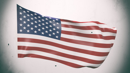 Stylize american flag