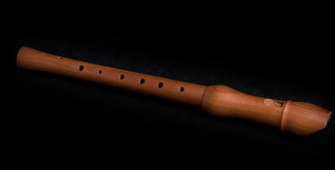 flute isolated on white background