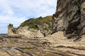 盗人狩（神奈川県三浦市）,Nusuttogari Cliff(miura city,kanagawa pref,japan)