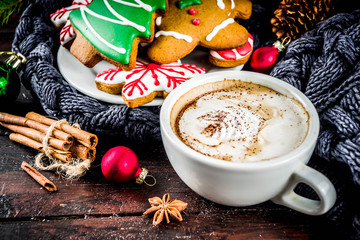 Homemade gingerbread cookies