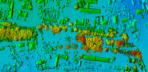 DEM- Digital elevation model, The result of photogrammetric work	