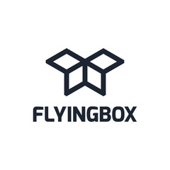 flyingbox logo template for your business logo