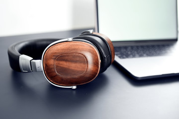 gavel and handcuffs isolated on white background