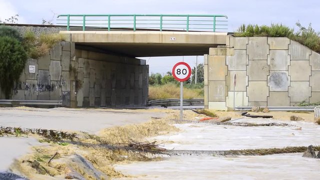 Floods and damages caused by torrential rain on September 12th to 13th of 2019 in Murcia, Spain
