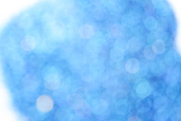 Abstract blue circular particle background