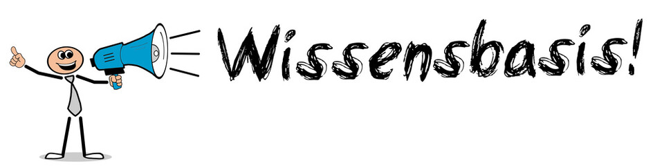 Obraz premium Wissensbasis! 