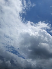 blue sky with clouds