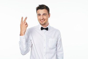 young man pointing at you