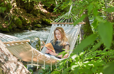 Young woman enjoying a beautiful day