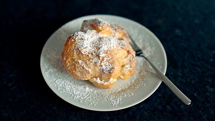 homemade cream puff to coffe time