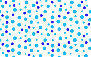 trendy circles in blue color fashion design
