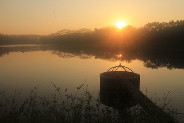 Linda foto de uma manhã ensolarada