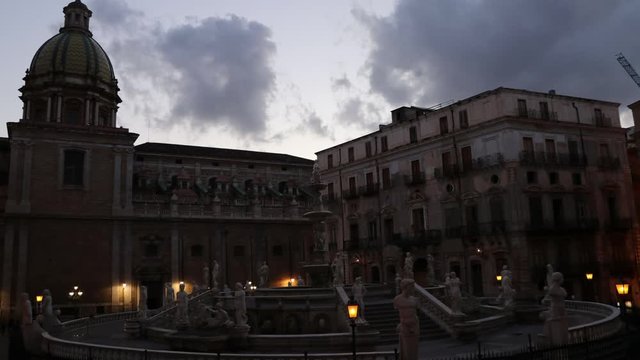 Time Lapse, Piazza Pretoria di Palermo