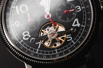 Mechanic automatic wrist watch