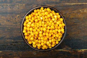 sea buckthorn in a plate