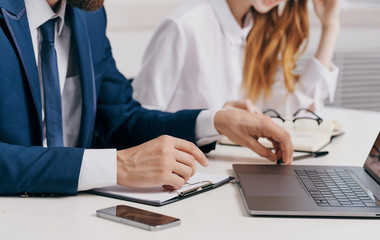 business people working in office