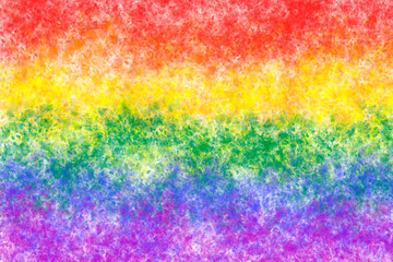 Obraz premium Digitally generated abstract lgbt rainbow colored background