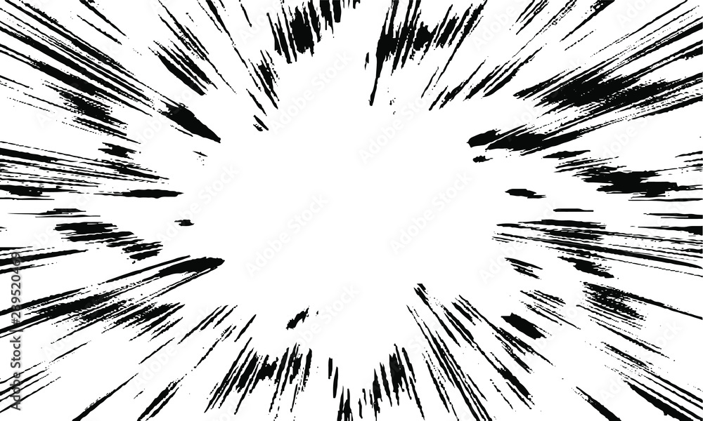 Poster circular starburst explosion texture. distressed uneven grunge background. abstract vector illustrat