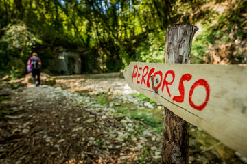 Chianni, Pisa, Tuscany - Ghiaccioni Waterfall