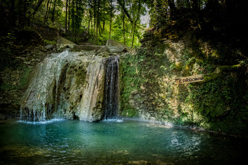 Chianni, Pisa, Tuscany - Ghiaccioni Waterfall