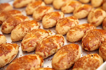 Pastry before serving