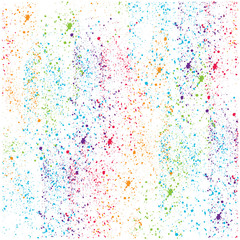 Colorful splashes background vector illustration