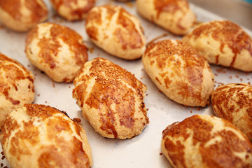 Pastry before serving