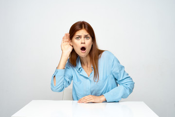 young woman in office