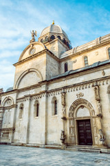 Fototapeta na wymiar Cathedral of St. James, Sibenik, Croatia