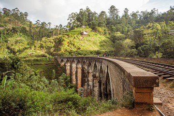 The Nine Arches Bridge Demodara is one of the iconic bridges in Sri Lanka.