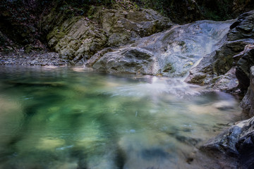 Chianni, Pisa, Tuscany - Ghiaccioni Waterfall