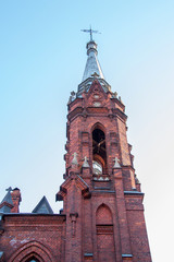 Church of the sacred Heart of Jesus in Rybinsk. 1910. Neo-gothic.