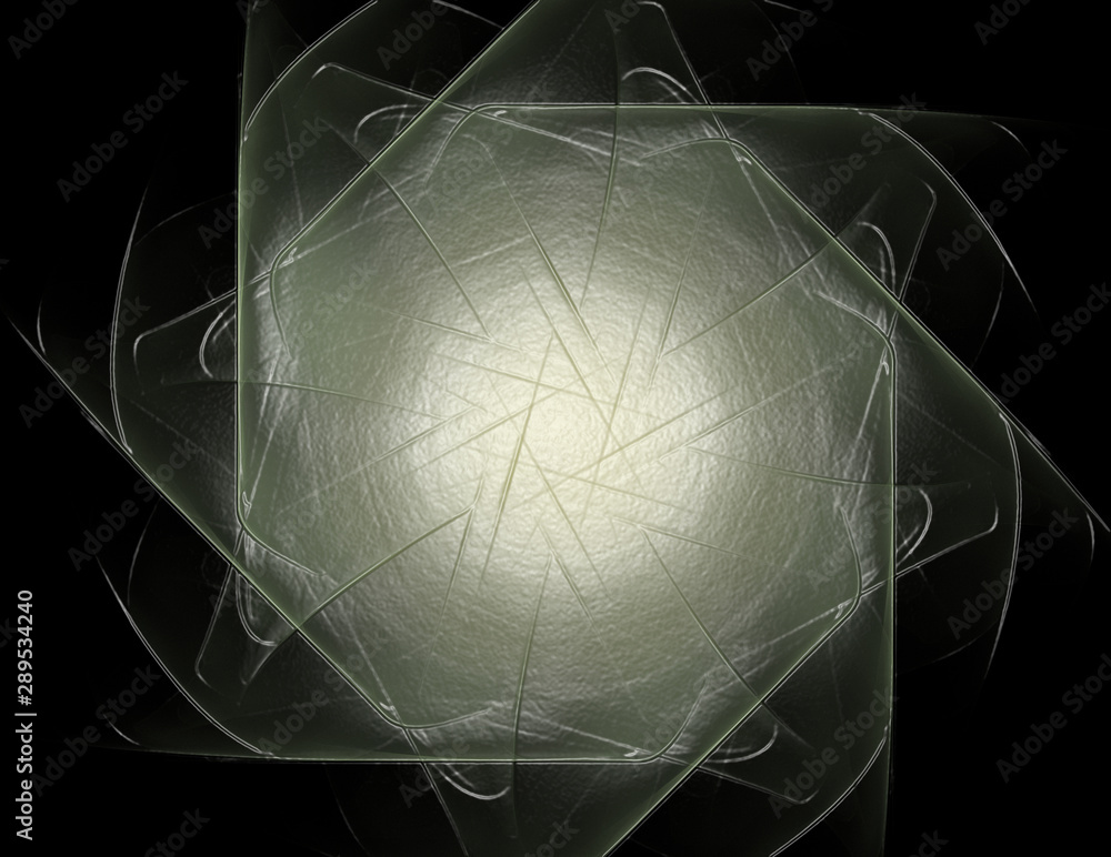 Poster abstract fractal color background with crossing circles and oval. motion illustration.