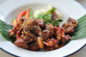 fried pork rib, deep fried fried pork rib