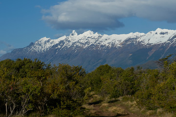 Fototapeta premium Scenic landscape around Lago General Carrera in northern Patagonia, Chile