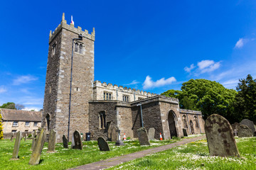 Fototapeta na wymiar Dales Church Yorkshire