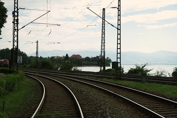 train on railway