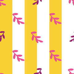leaves seamless repeat pattern
