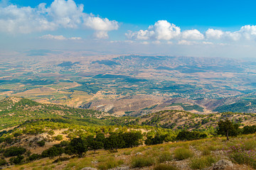 Overlooking the magical Bekaa Valley