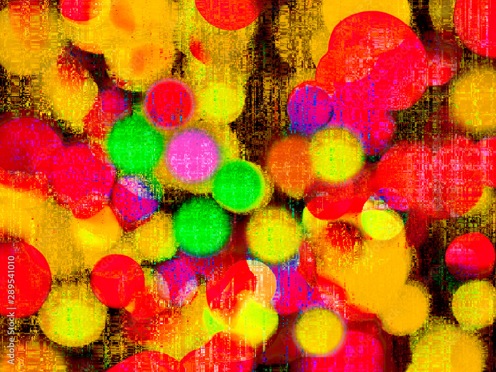 Poster grungy festive party bokeh in abstract design for use as a party background