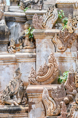 amazing Mwe Taw Kakku pagoda complex in myanmar