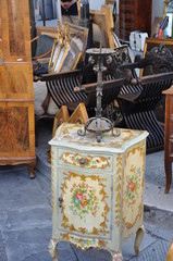 Furniture on flea market Arezzo Italy