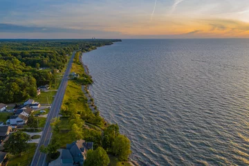 Fotobehang Lake Erie Coastline, Ashtabula Ohio © Ian