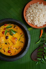 Fish Molly / Molee -Kerala style fish stew cooked in coconut milk