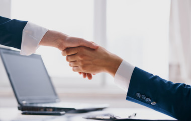 business people shaking hands