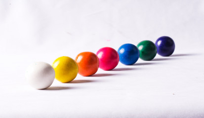Naklejka na ściany i meble colored bubble gum balls