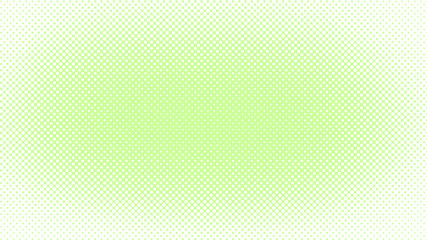 Green and white retro comic pop art background with halftone dots design, vector illustration template
